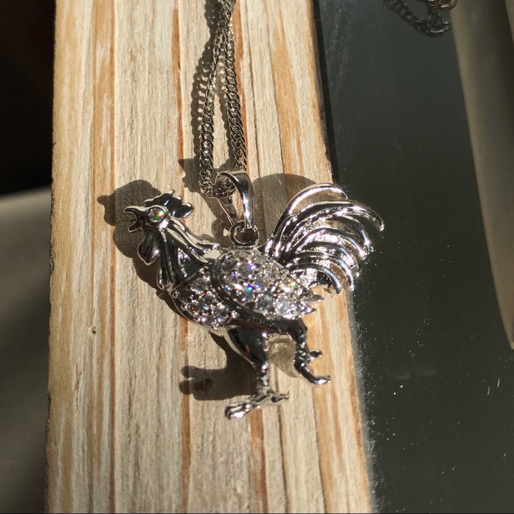 🐓 Rooster Pave Necklace